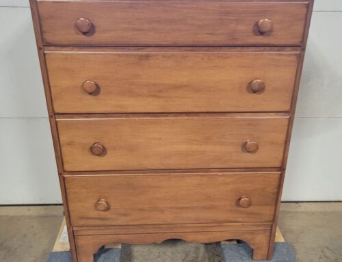 Vintage Whitney Solid Wood 4-Drawer Dresser