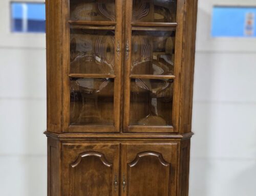 Ethan Allen Traditional Two-Piece China Cabinet