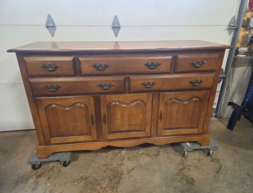 Vintage Cochrane Country Kitchen Hutch & Buffet Set